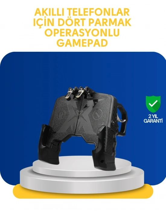 Gerçekçi Oyun Deneyimi Sunan Dört Parmak Mobil Gamepad