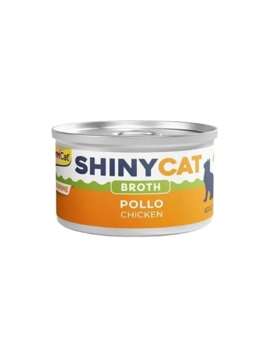 Gimcat Shinycat Broth Sos İçinde Tavuklu Konserve Kedi Maması 70 Gr 1 Adet
