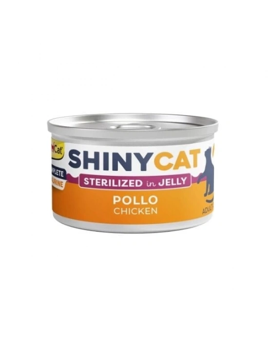 Gimcat Shinycat Jöle İçinde Tavuklu Kısırlaştırılmış Konserve Kedi Maması 1 Adet 70 Gr