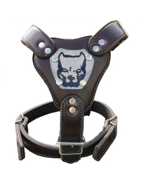 Gladyatör Deri Köpek Göğüs Tasması XL 60*80 cm