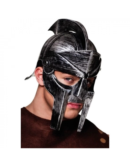 Gladyatör Miğferi İnce Başlık Gümüş Renk