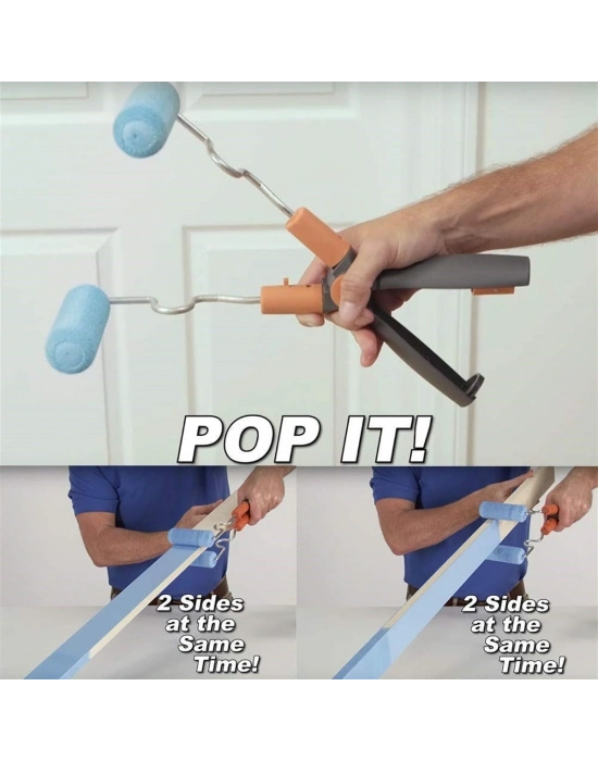 Glide Köşe Ve Düz Zeminde Kullanılabilir Damlatmaz Boya Rulosu