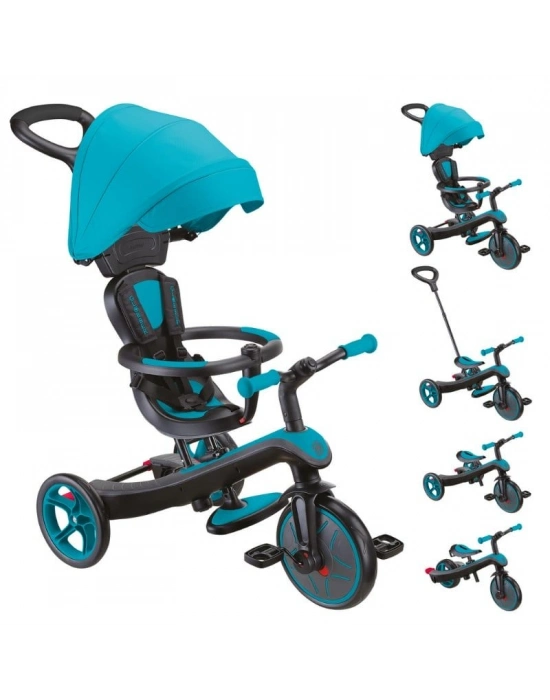 Globber Explorer 4in1 Trike Bisiklet Mavi