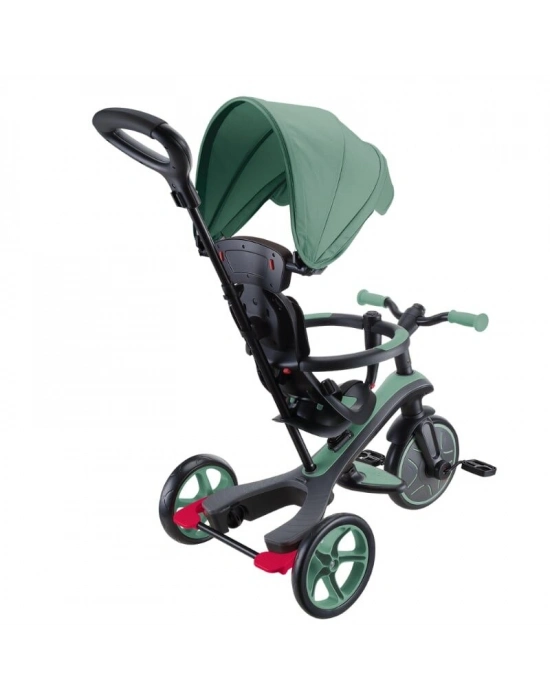 Globber Explorer 4in1 Trike Bisiklet Zeytin Yeşili