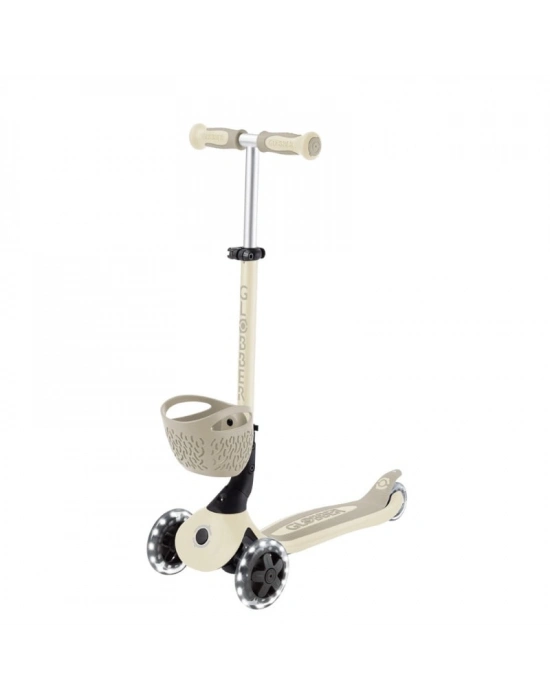 ® Globber Go Up Baby 360 Işıklı Scooter Koyu Bej