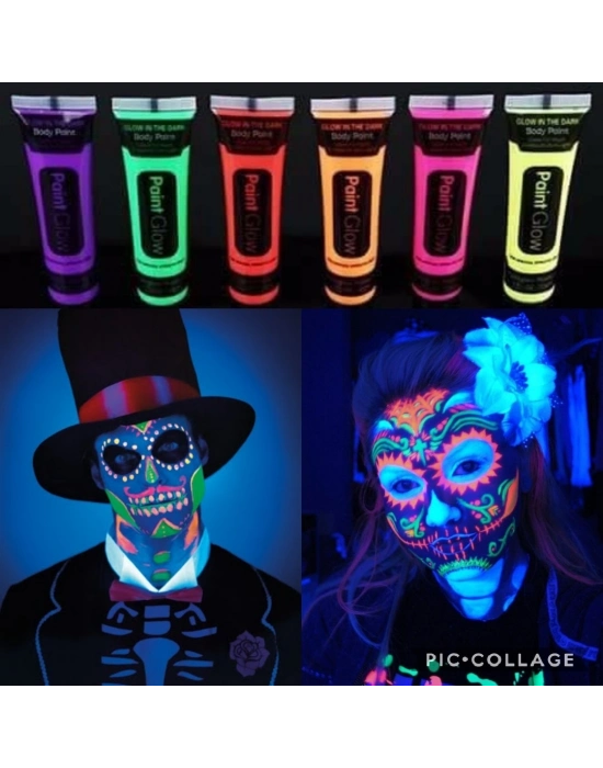 Glow SBoya Fosforlu Krem Boya 12 Adet