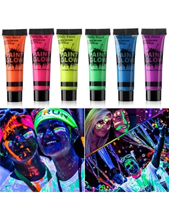 Neon Glow Fosforlu Krem Boya - 12 Adet