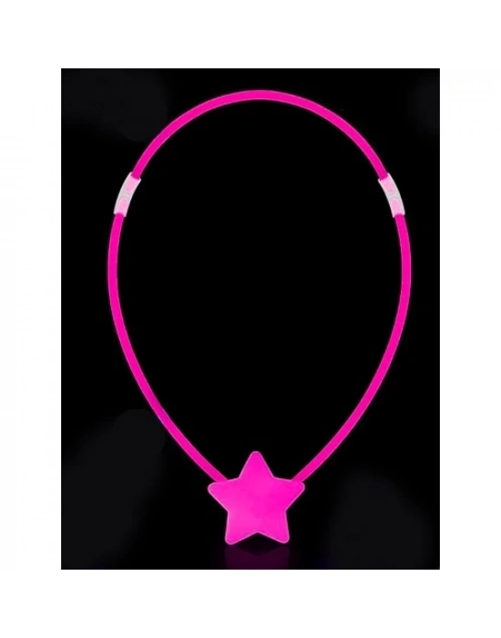 Glow Stick Yıldız Kolye