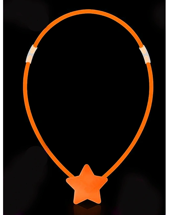 Glow  Yıldız Kolye - Glow Kolye - Glow Partisi Yıldız Kolye 6 Adet