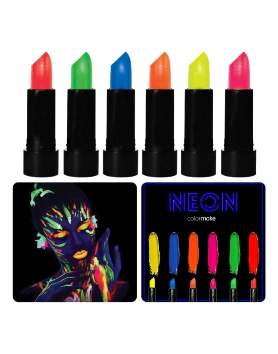 Glowpaint 6’lı Neon Boya – Uv Işıkta Parlayan Makyaj Seti