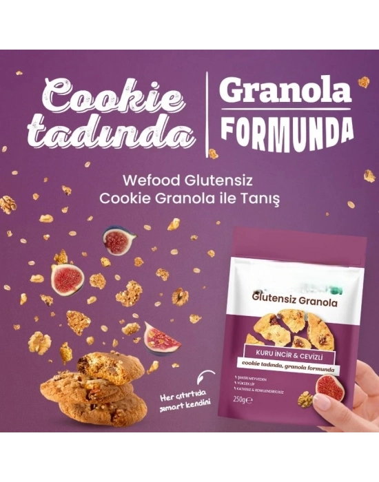 Glutensiz Granola Kuru İncir ve Cevizli 250 Gr