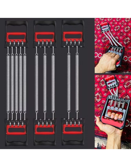 ®  Göğüs Genişletme ve Kuvvet Egzersiz Aleti – 5 Yaylı 5 Kademeli Ayarlanabilir Fitness ve Kuvvet Antrenmanı Ekipmanı