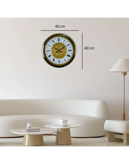 Gold Anatolia Royal 40 Cm Metal Duvar Saati