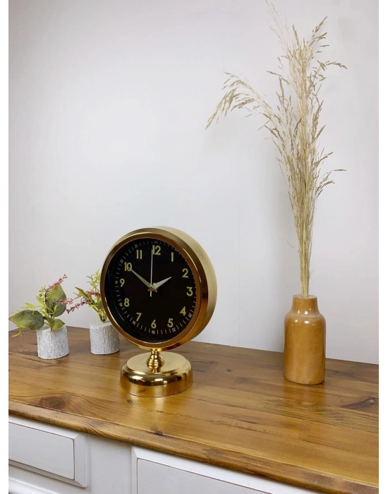 ® Gold Metal Tokyo Masa Saati 25×20 cm