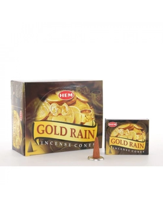 Gold Rain Aromalı Konik Tütsü