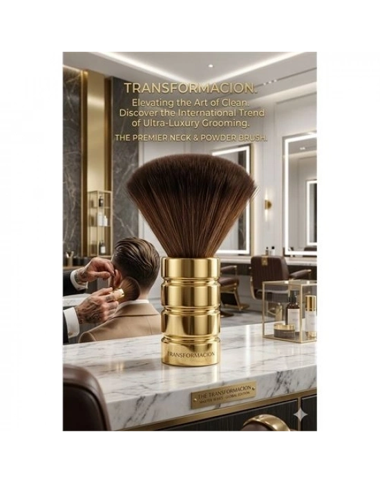 Gold Seri Samur Kılı Berber Boyun Fırçası - 15.5 cm 720884