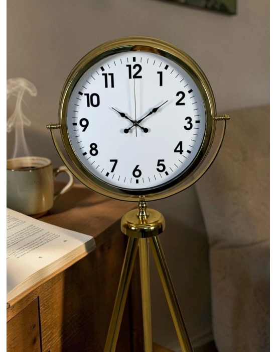 Gold Tripod Ayaklı Lüks Saat