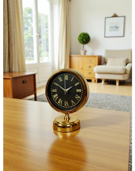 ® Golden Grace 25 x 20 Gold Metal Masa Saati