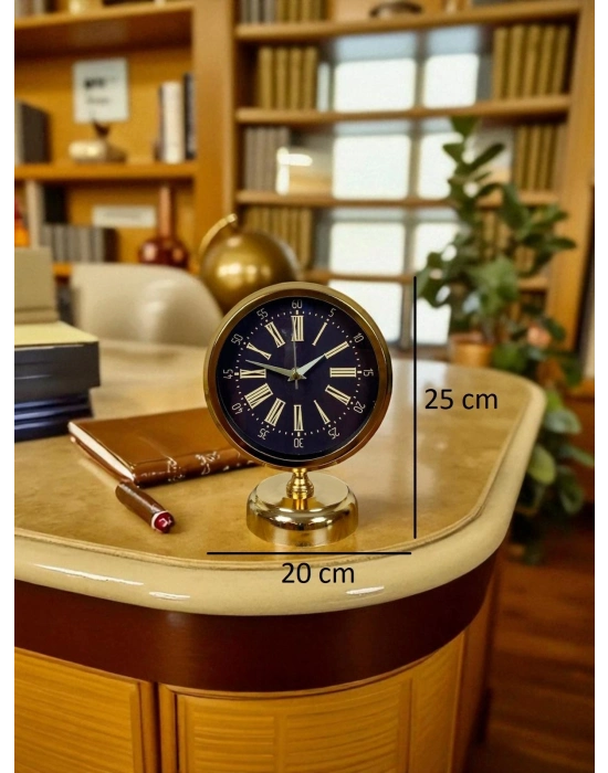 ® Goldora 25 x 20 Gold Metal Masa Saati