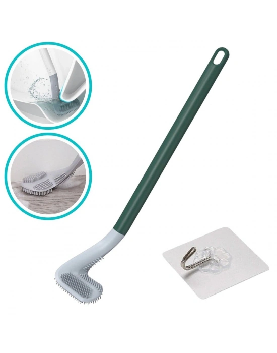 ®  Golf Tasarımlı Silikon WC Klozet Mutfak Temizlik Fırçası Kanca Hediyeli