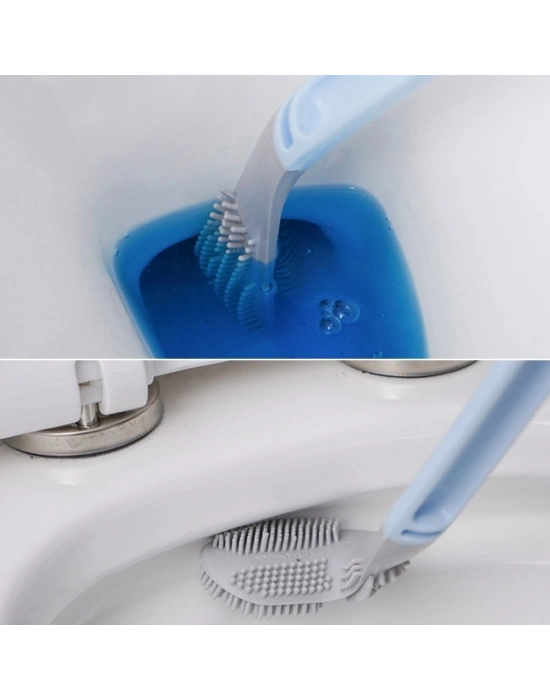 ®  Golf Tasarımlı Silikon WC Klozet Mutfak Temizlik Fırçası Kanca Hediyeli