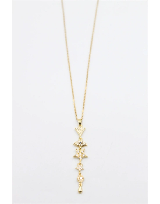 Göz Yıldız Kolye - Altın