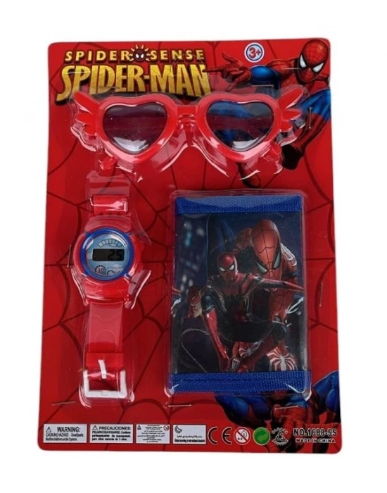 GOZLUKLU CUZDANLI SAATLI SET