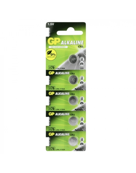 Gp Lr44 A76 1.5v Alkalin Pil 5li Paket
