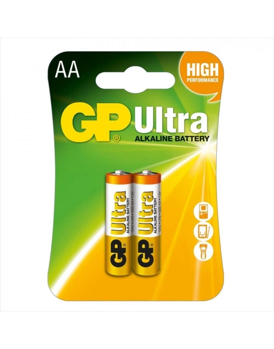 Gp Ultra Alkalin Aa Kalem Pil 2li