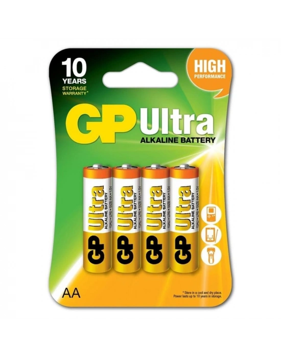 Gp Ultra Alkalin Aa Kalem Pil 4lü