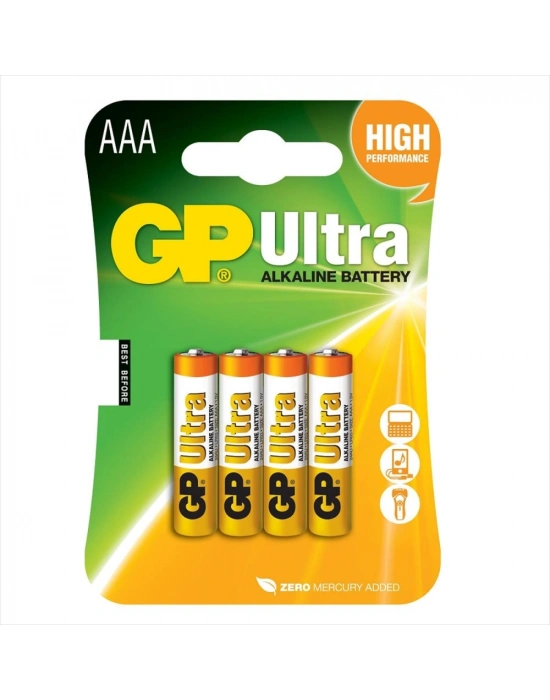 Gp  Ultra Alkalin Aaa İnce Kalem Pil 4lü