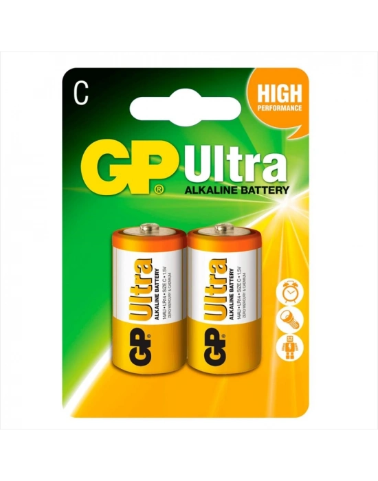 Gp Ultra Alkalin C Orta Pil 2li