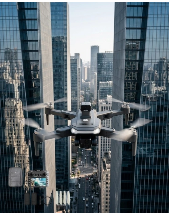 GPS ve Engel Sensörlü Katlanabilir Drone Uzun Uçuş Süresi ve Stabil Görüntüleme Teknolojisi