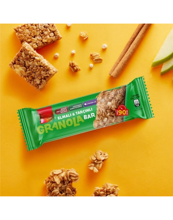 Granola Bar 25 Gr Elmalı ve Tarçınlı