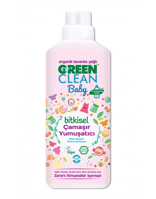 Green Clean Baby Bitkisel Çamaşır Yumuşatıcı 1000ml