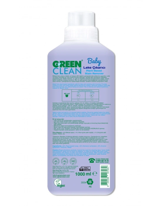 Green Clean Baby Bitkisel Leke Çıkarıcı 1000ml