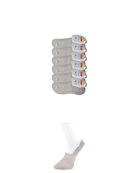 Gri Erkek Babet Çorap 6 çift
