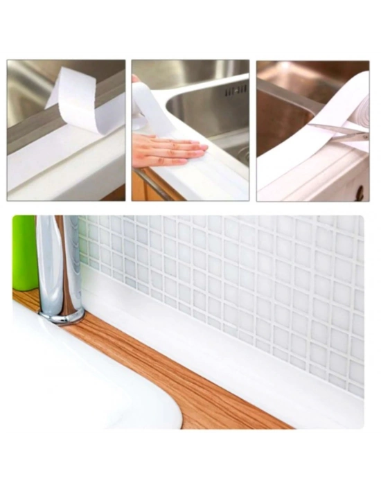 Gri Su Sızdırmaz Bant Lavabo Küvet Kenar Bandı (3.2m)