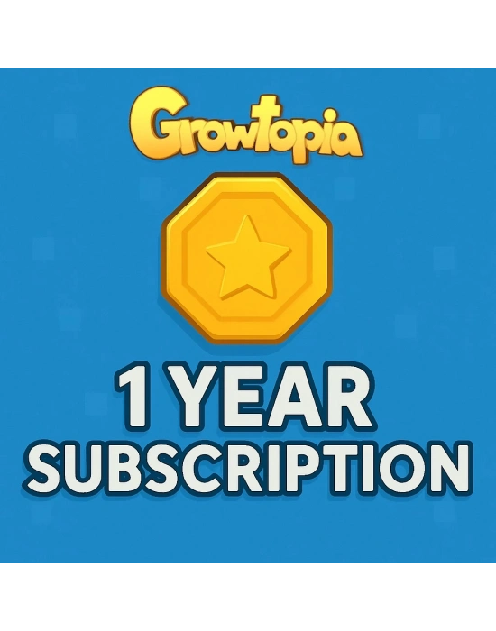 Growtopia 1 Year Subscription Token