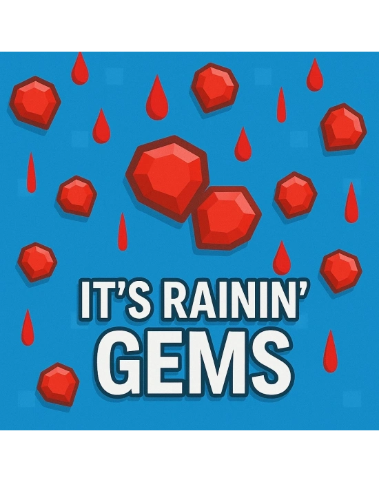 Growtopia Its Rainin Gems ( 477.750 Gems )