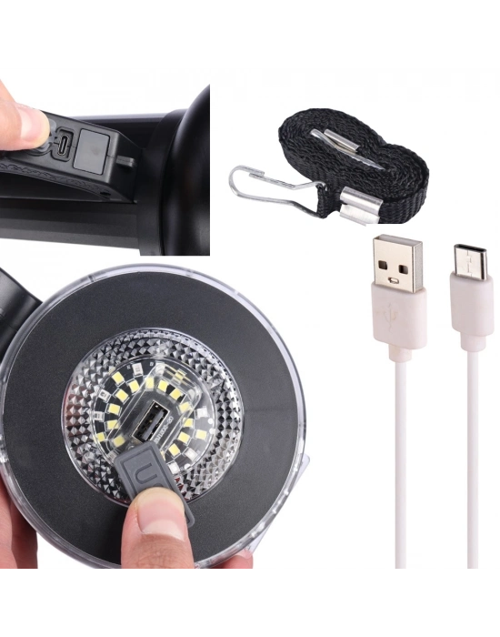 Gt Led Taşınabilir Güneş Solar Ledli Fener Wt-415