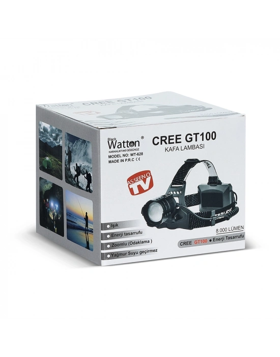 Gt100 Led Şarjlı Kafa Lambası Wt-628