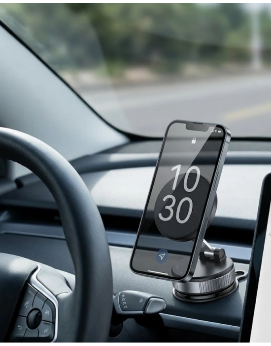 Güçlü Mıknatıslı Araç Telefon Tutucu 360 Derece Döner Stand