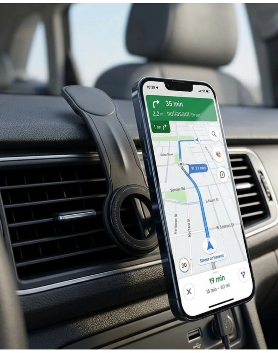 Güçlü Mıknatıslı Araç Telefon Tutucu 360° Döner Dashboard Standı