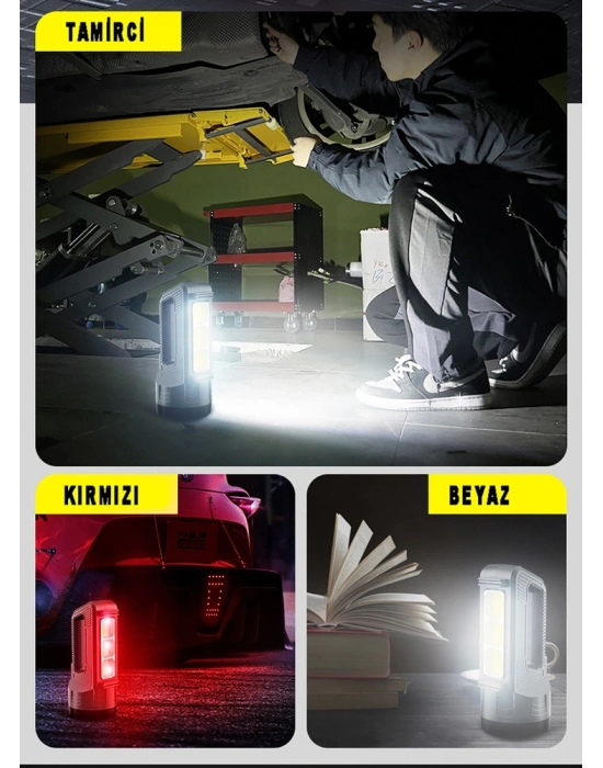 Güçlü Şarjlı Fener Masa Lambası Wt-603