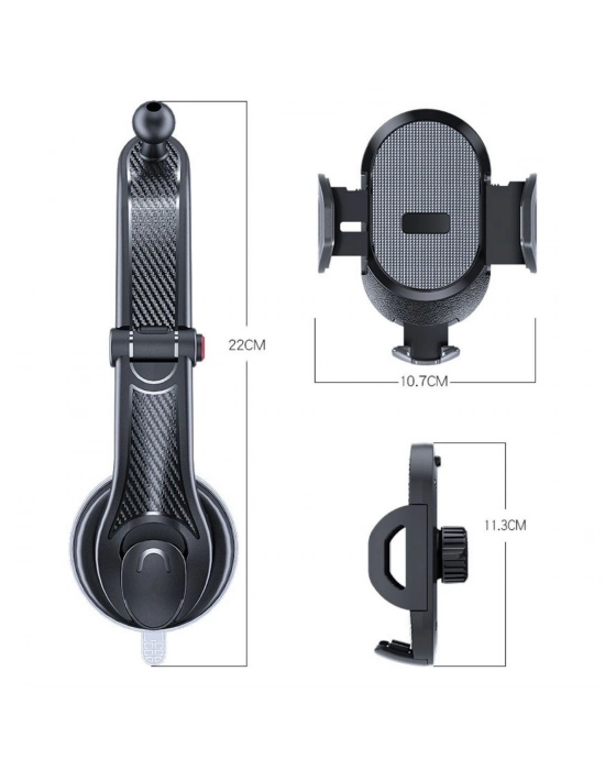 ®  Güçlü Vantuzlu Araç İçi Konsol Üstü Telefon Tutucu Aparat