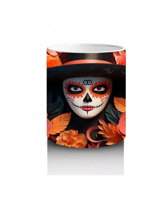 Gül Denizi İçinde Siyah Şapkalı Ruh – Hediyelik Kahve Kupası