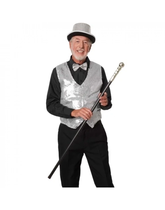 Gümüş Payetli Pullu Papyon