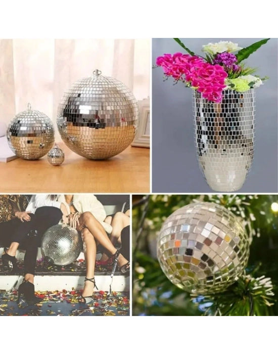 Gümüş Renk Aynalı Dekor Bandı Kendinden Yapışkanlı 1 Metre x 4 cm