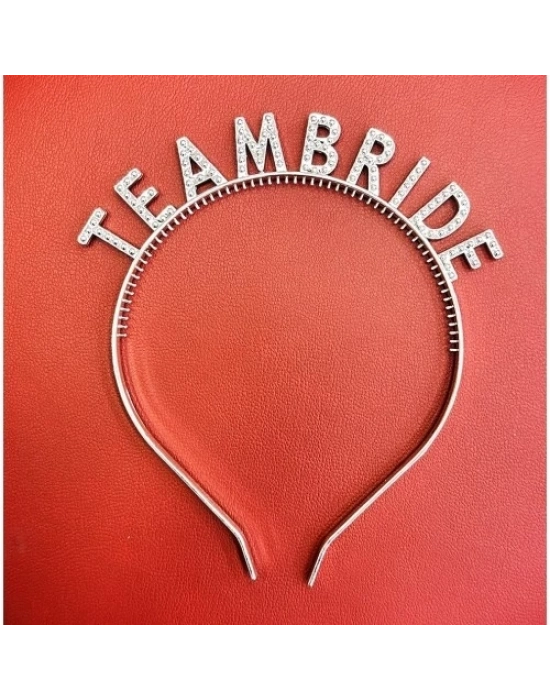 Gümüş Renk Team Bride Taç – Gelin ve Nedime Tacı